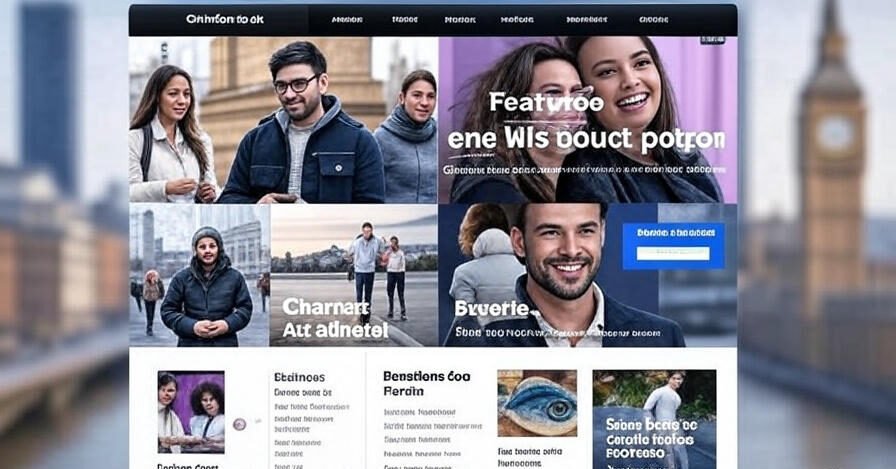 Charfen.co.uk homepage with diverse content categories