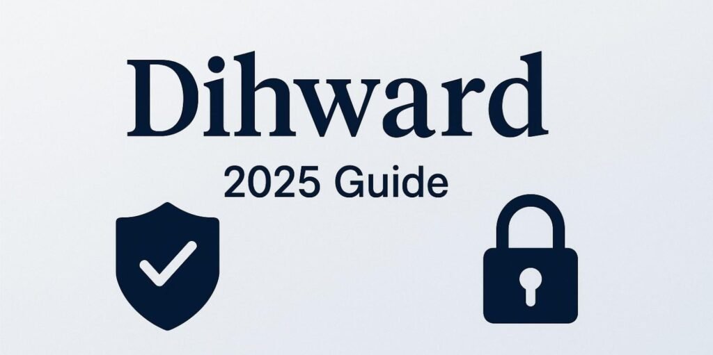 Dihward guide with secure icons