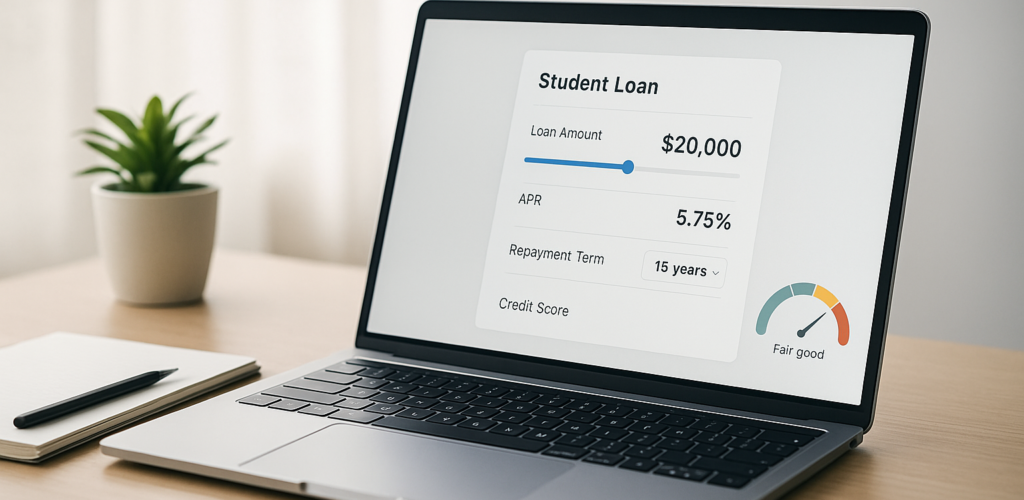 Traceloans.com student loans dashboard